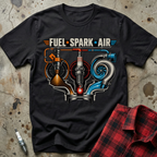 Fuel Spark Air T Shirt - Black