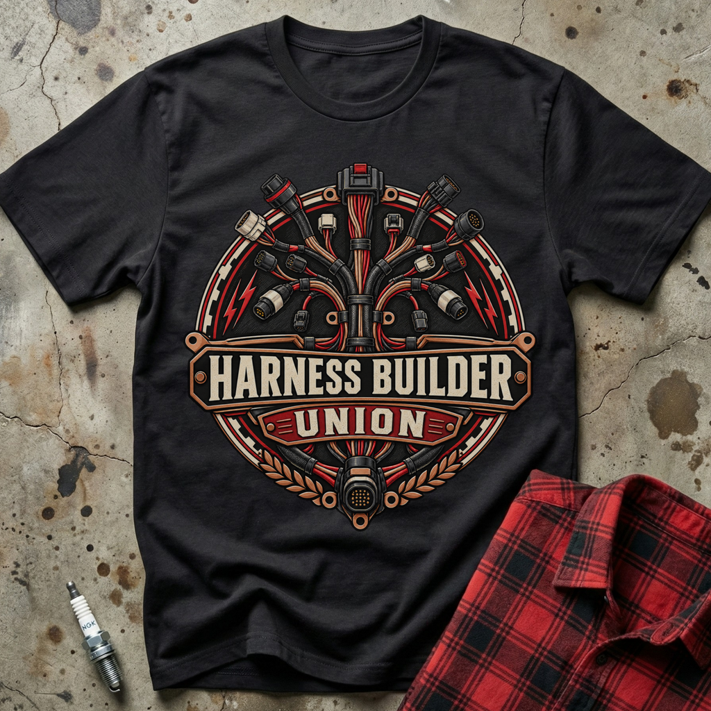 Harness Builder Union T Shirt - Black