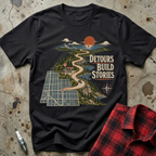 Detours Build Stories T Shirt - Black