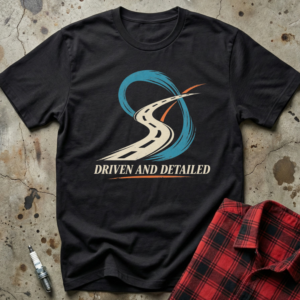 Driven And Detailed T-Shirt - Black