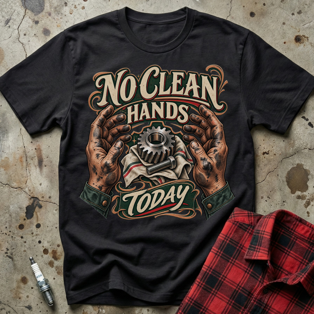 No Clean Hands T-Shirt - Black