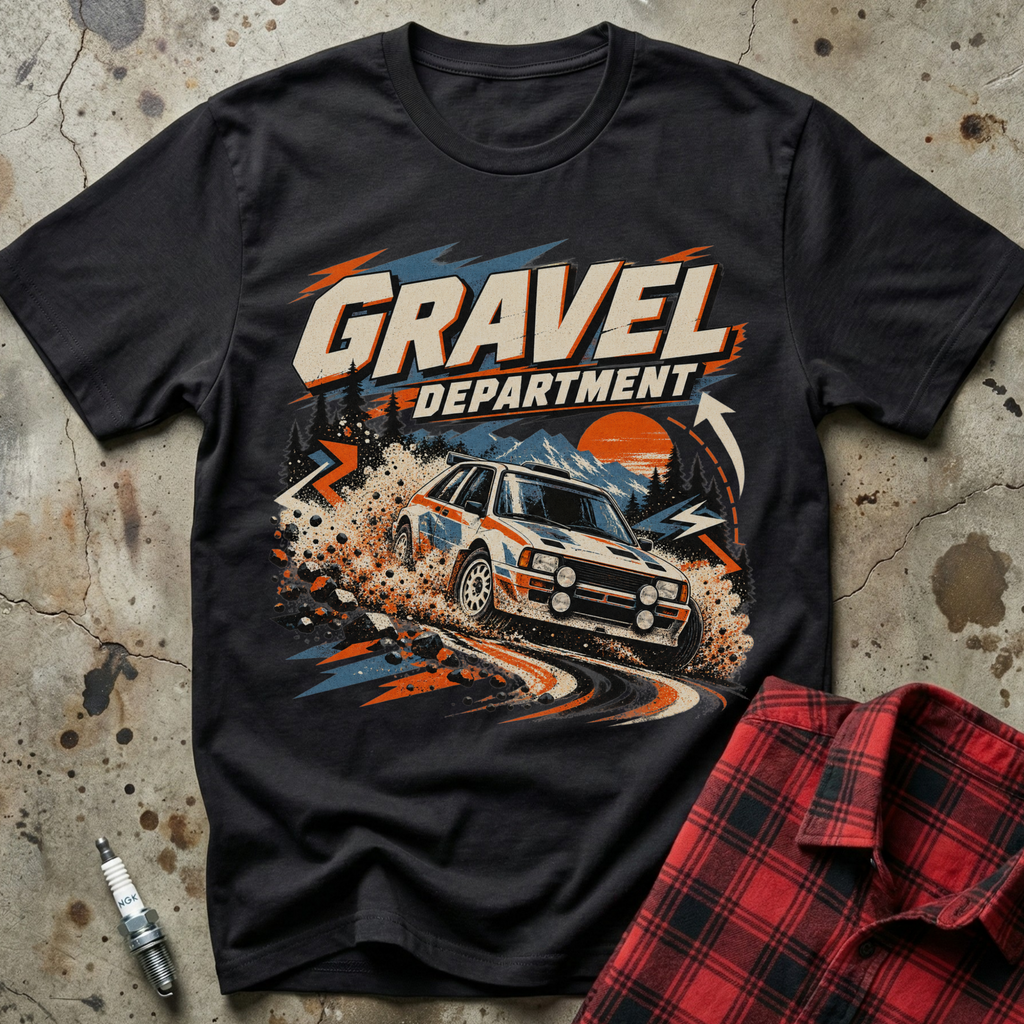 Gravel Department T Shirt - Black