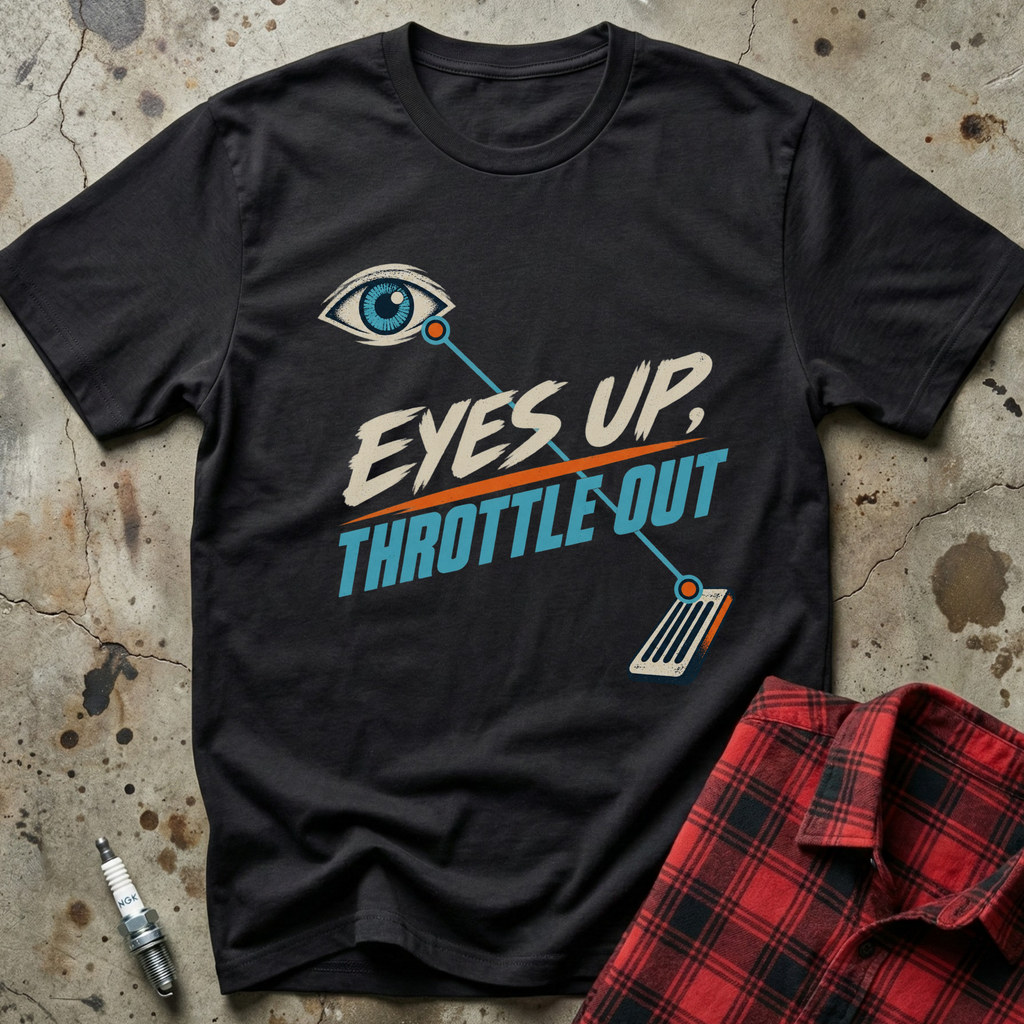Eyes Up Throttle T-Shirt - Black