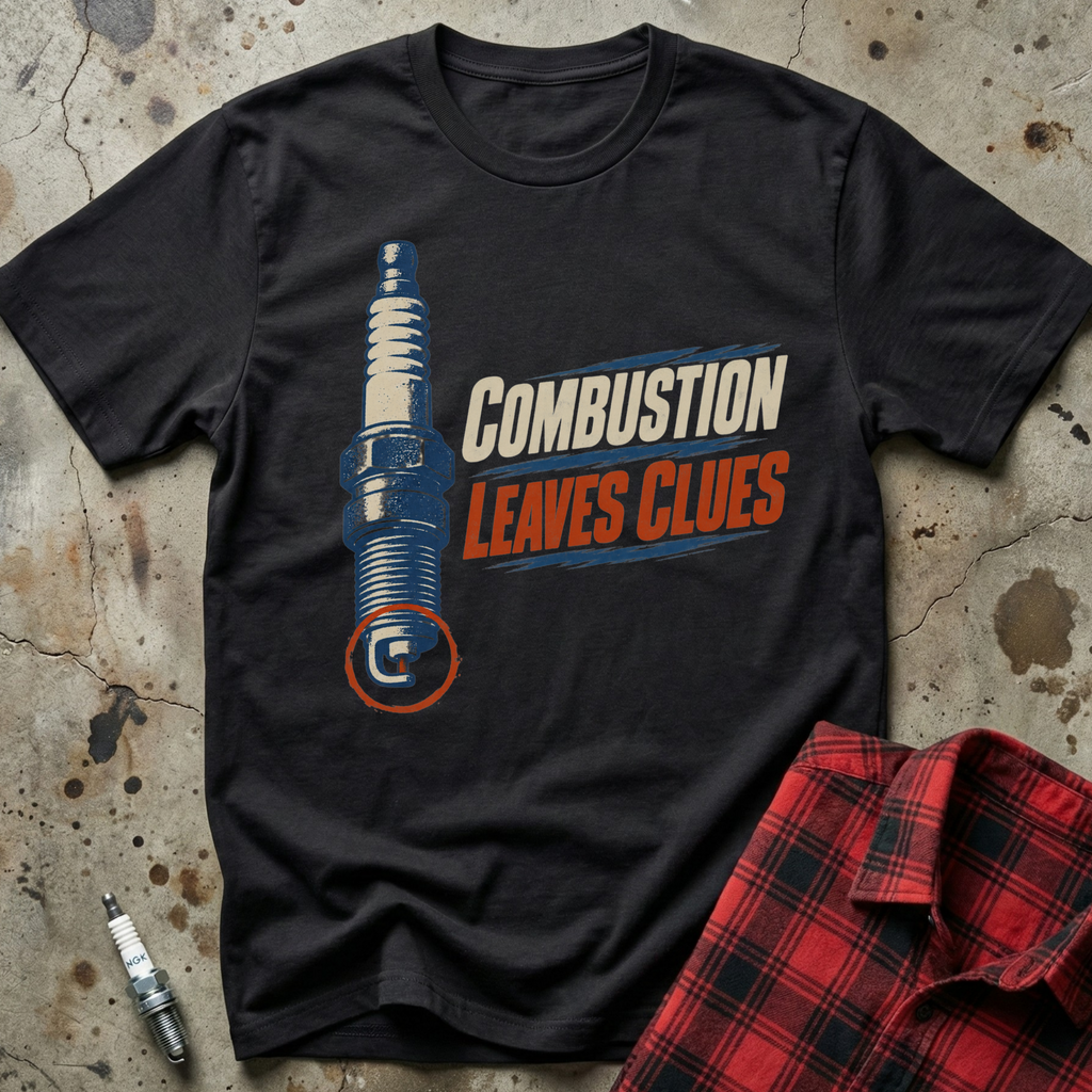 Combustion Leaves Clues T-Shirt - Black
