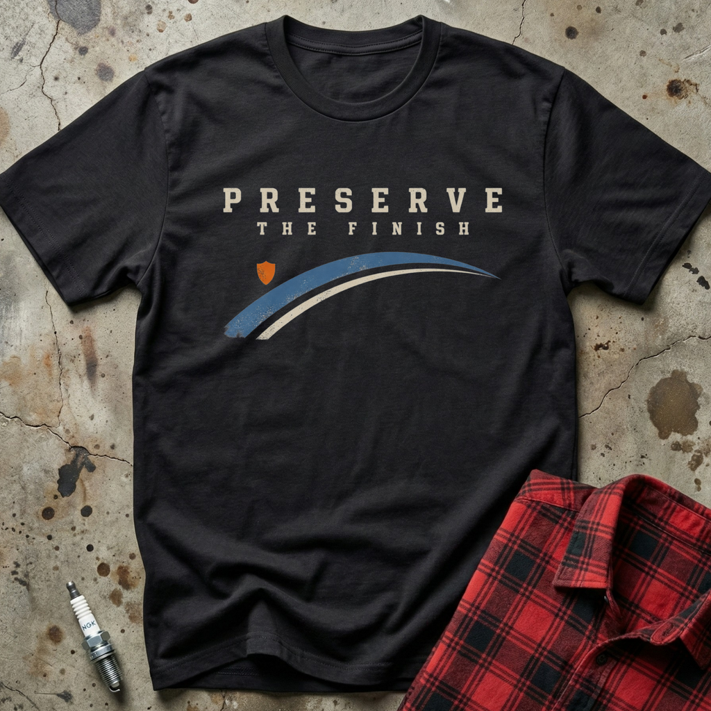 Preserve The Finish T-Shirt - Black