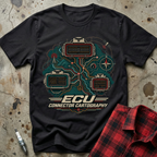 ECU Connector Map T-Shirt - Black