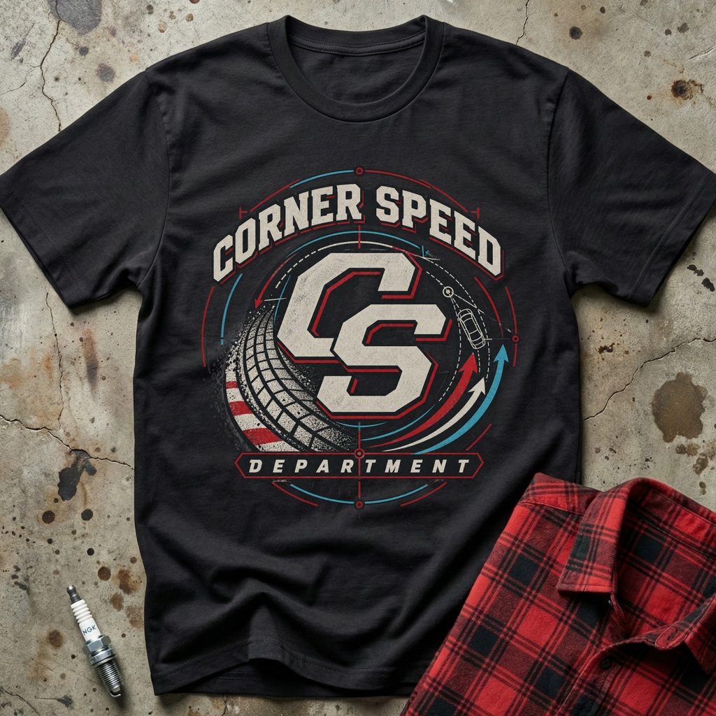 Corner Speed Department T Shirt - Black