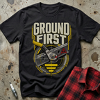 Ground First T Shirt - Black
