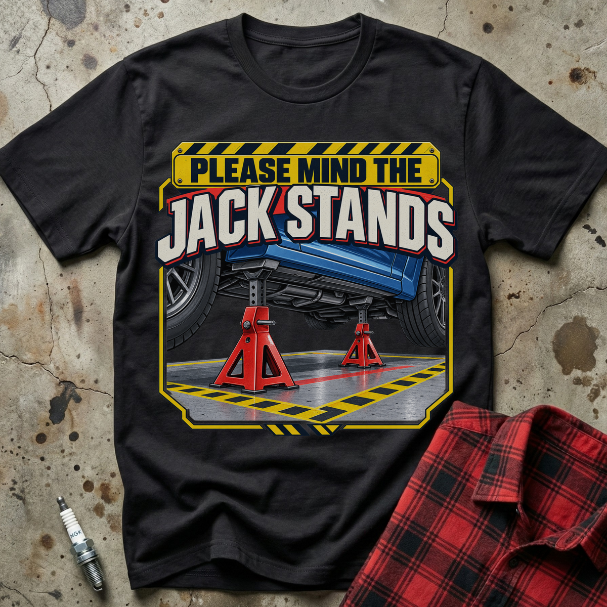 Mind Jack Stands T-Shirt - Black