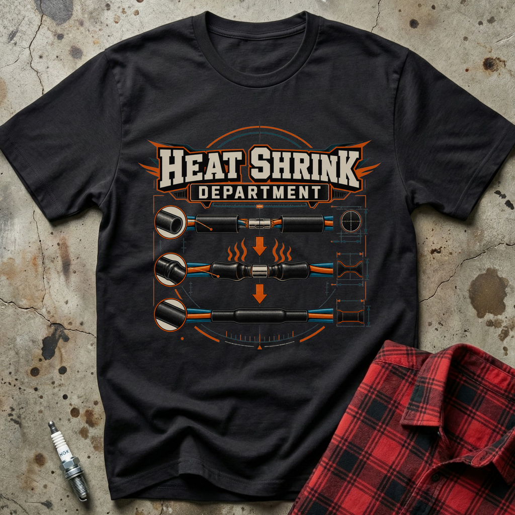 Heatshrink Department T Shirt - Black