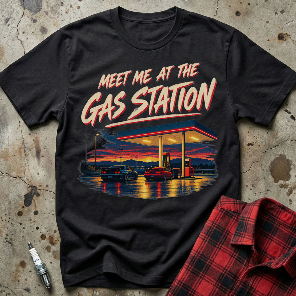 Gas Station T Shirt - Black
