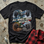 All Wheel Drive T Shirt - Black