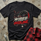 Wired For Redline T Shirt - Black