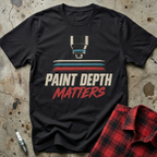 Paint Depth Matters T-Shirt - Black