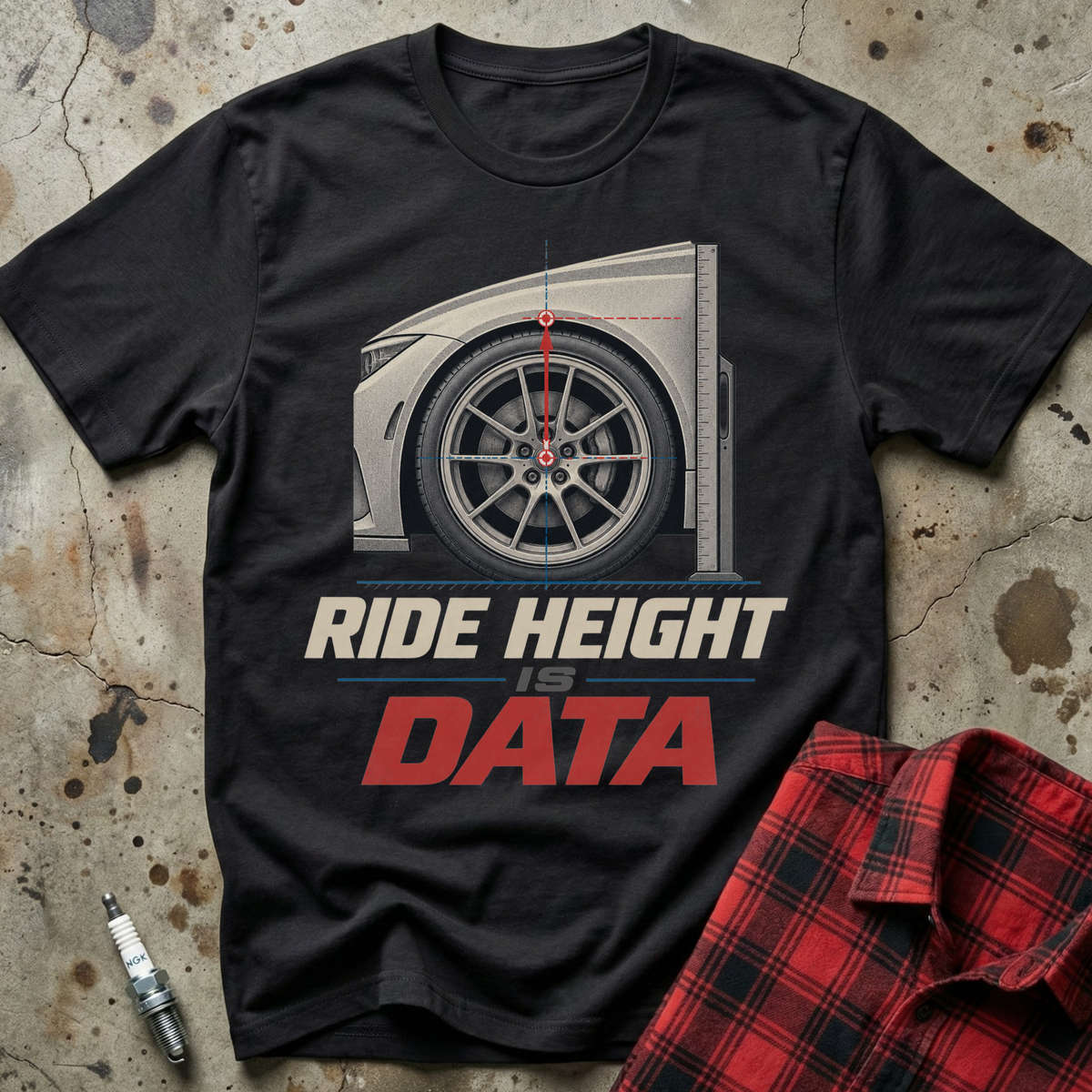 Ride Height Data T-Shirt - Black