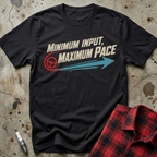 Minimum Input Pace T-Shirt - Black