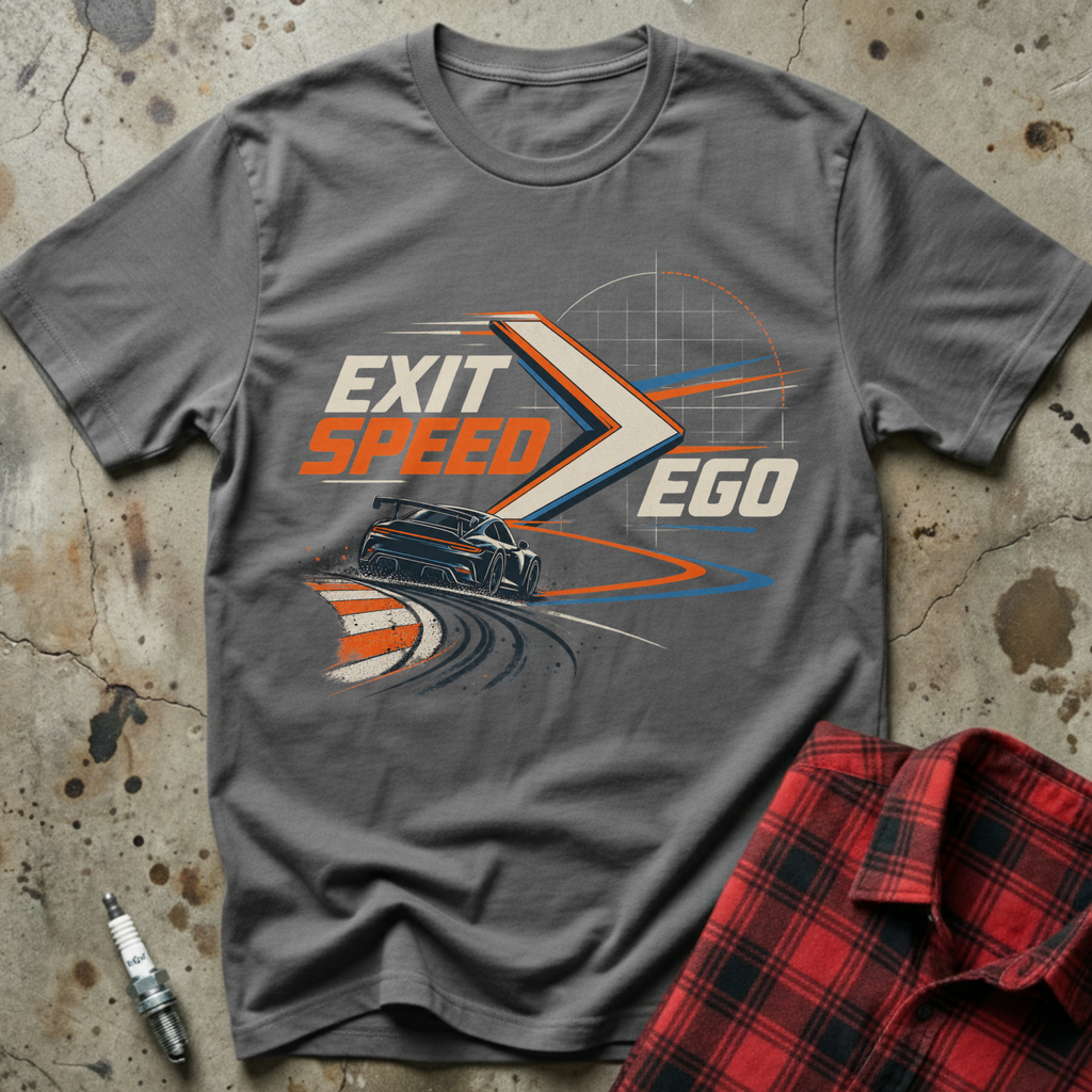 Exit Speed Ego T Shirt - Charcoal