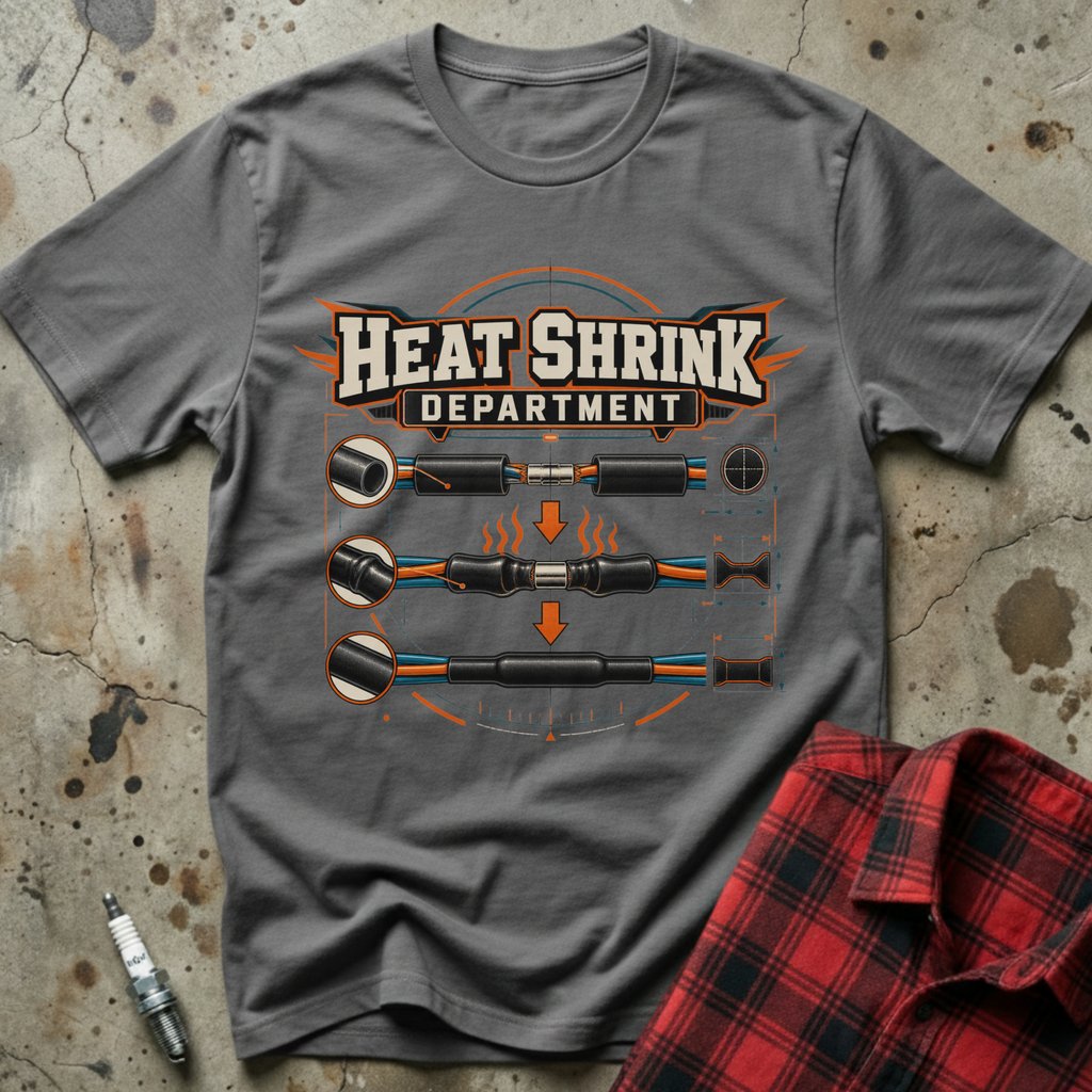 Heatshrink Department T Shirt - Charcoal
