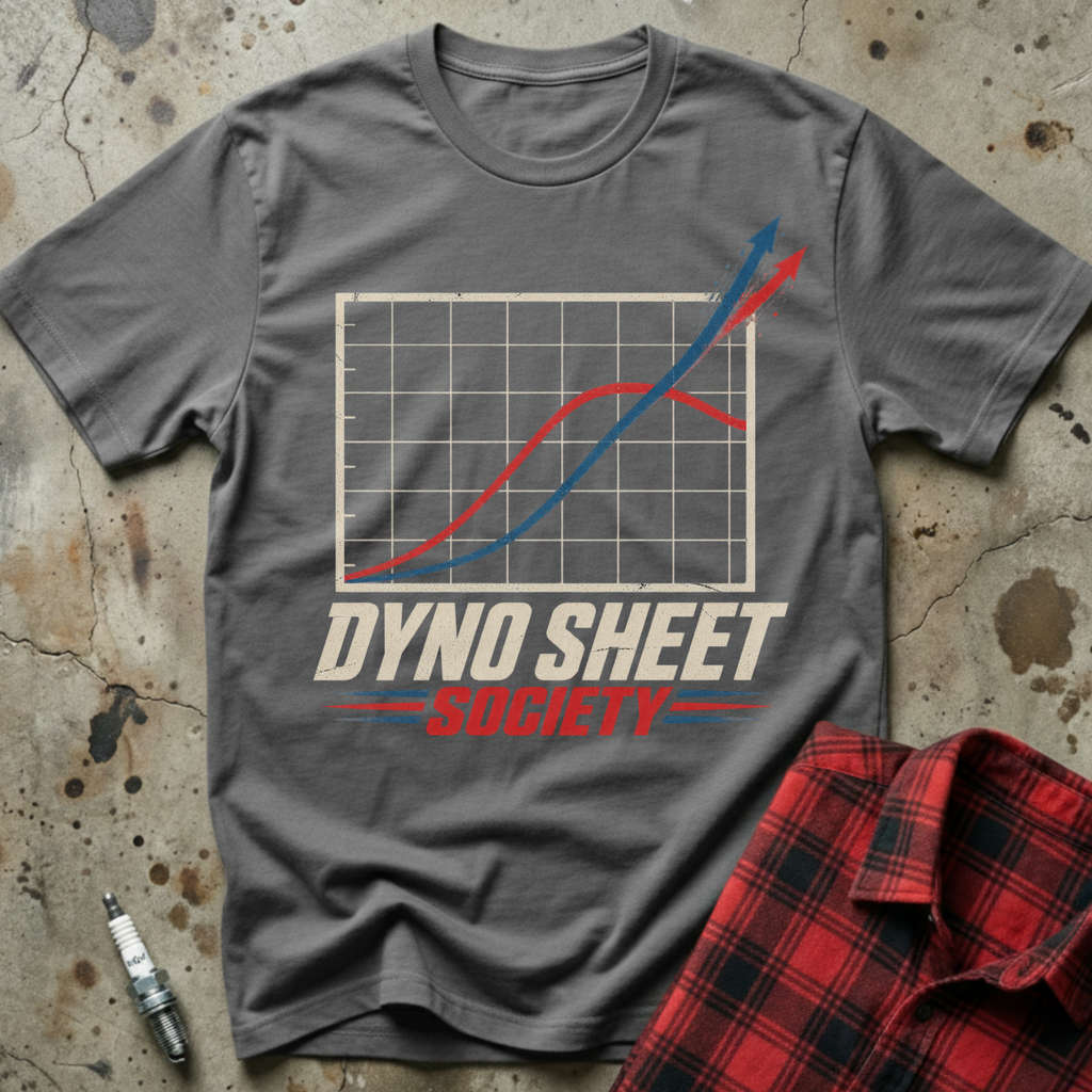 Dyno Sheet Society T Shirt - Charcoal