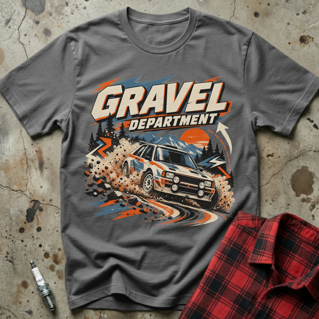 Gravel Department T Shirt - Charcoal