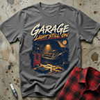 Garage Light On T-Shirt - Charcoal