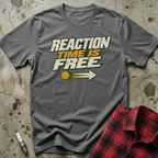 Reaction Time Free T-Shirt - Charcoal