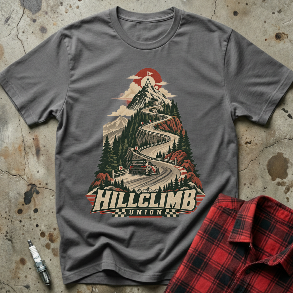 Hillclimb Union T Shirt - Charcoal
