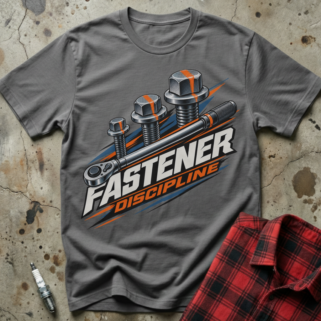 Fastener Discipline T-Shirt - Charcoal
