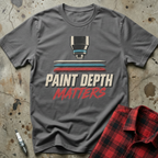 Paint Depth Matters T-Shirt - Charcoal