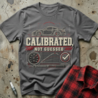 Calibrated Not Guessed T Shirt - Charcoal