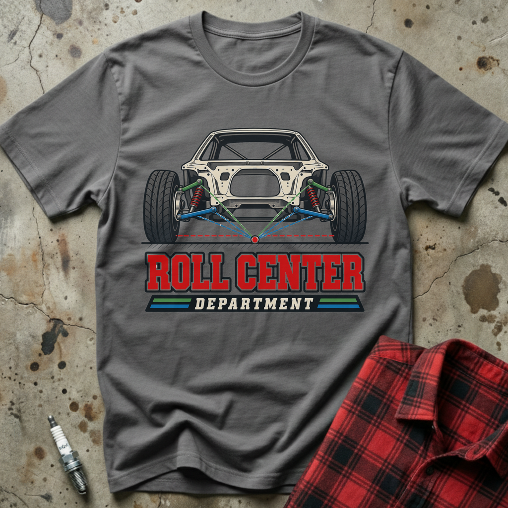 Roll Center Department T-Shirt - Charcoal