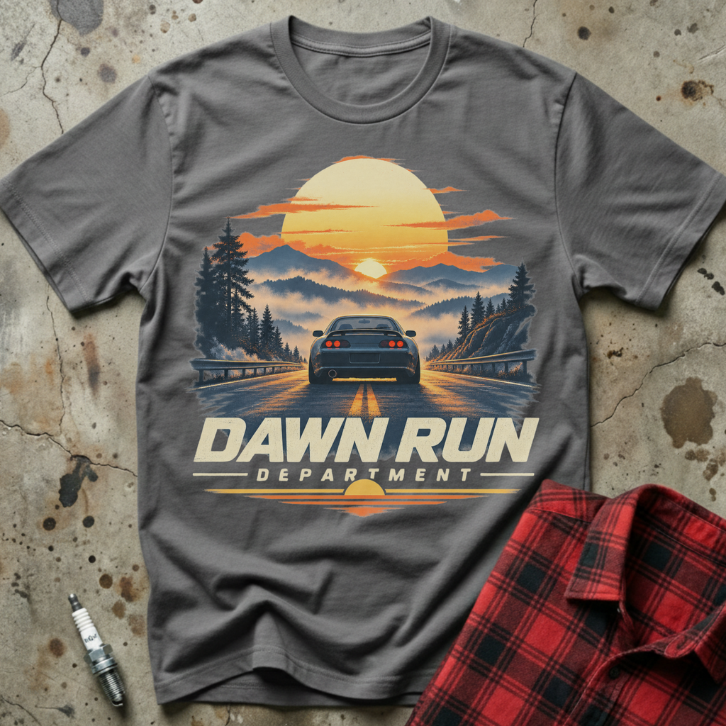 Dawn Run Department T-Shirt - Charcoal