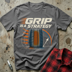 Grip Strategy T Shirt - Charcoal
