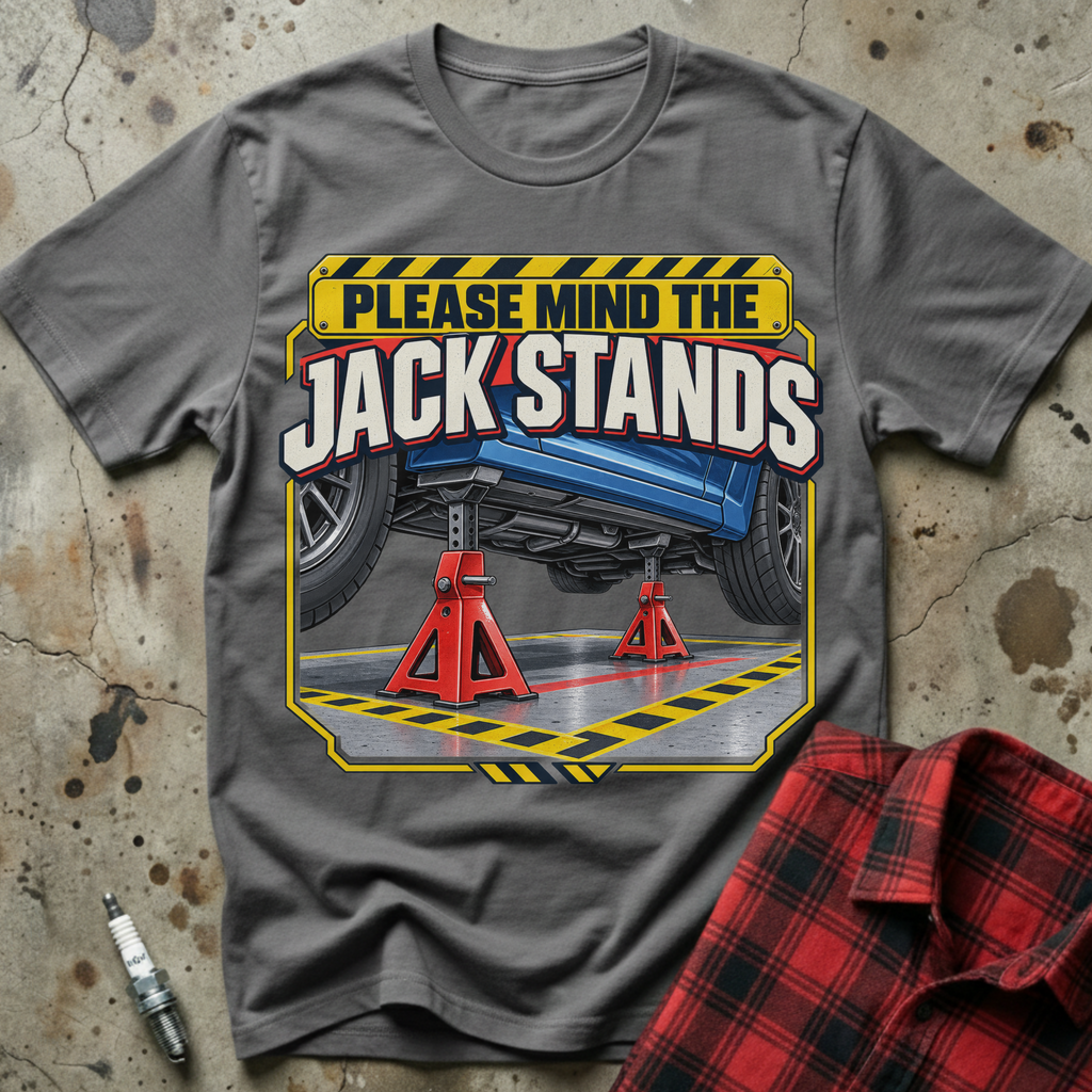 Mind Jack Stands T-Shirt - Charcoal