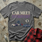 Car Meet Introvert T Shirt - Charcoal