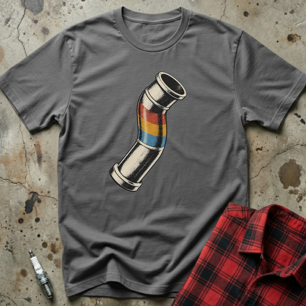 Bent Pipe T-Shirt - Charcoal