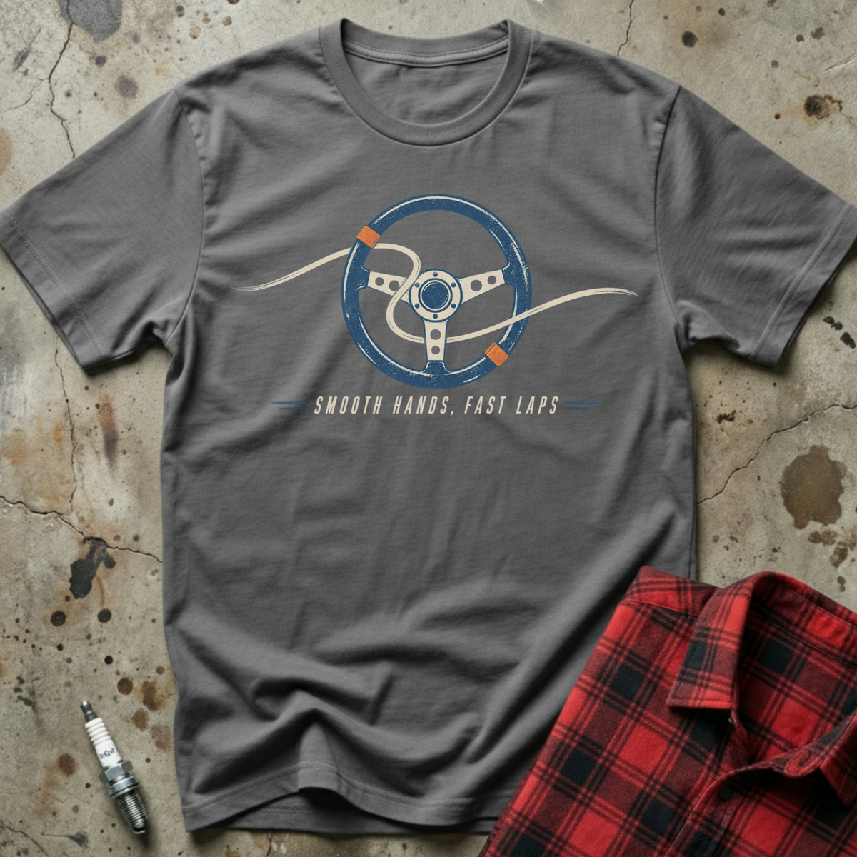 Smooth Hands Fast T-Shirt - Charcoal
