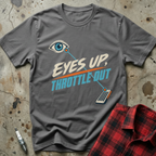 Eyes Up Throttle T-Shirt - Charcoal