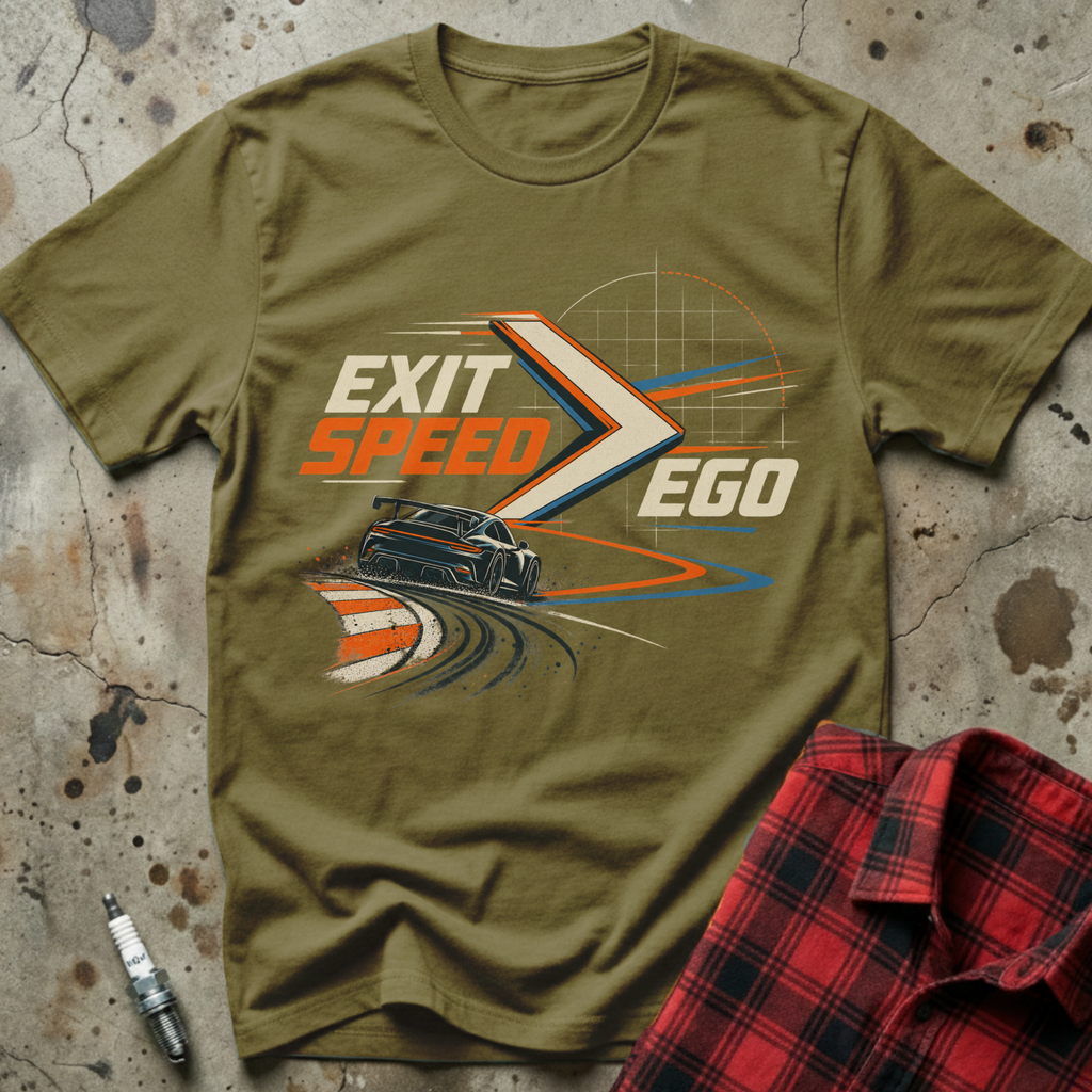 Exit Speed Ego T Shirt - Military Green