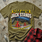 Mind Jack Stands T-Shirt - Military Green