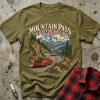Mountain Pass Etiquette T-Shirt - Military Green