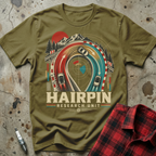 Hairpin Research Unit T-Shirt - Military Green