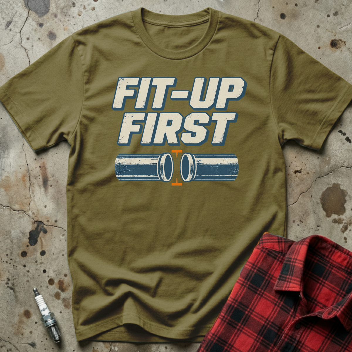 Fit Up First T-Shirt - Military Green