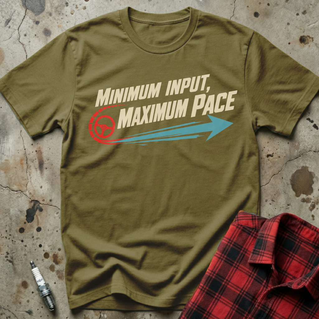 Minimum Input Pace T-Shirt - Military Green