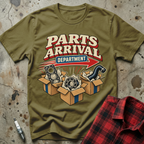 Parts Arrival Department T-Shirt - Military Green