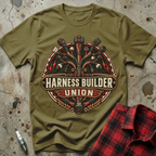 Harness Builder Union T Shirt - Military Green