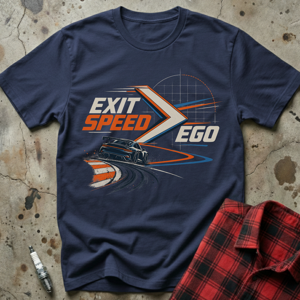 Exit Speed Ego T Shirt - Navy