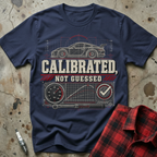 Calibrated Not Guessed T Shirt - Navy