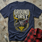 Ground First T Shirt - Navy