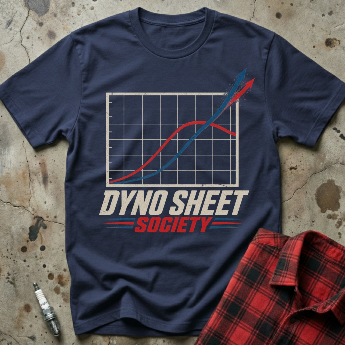 Dyno Sheet Society T Shirt - Navy